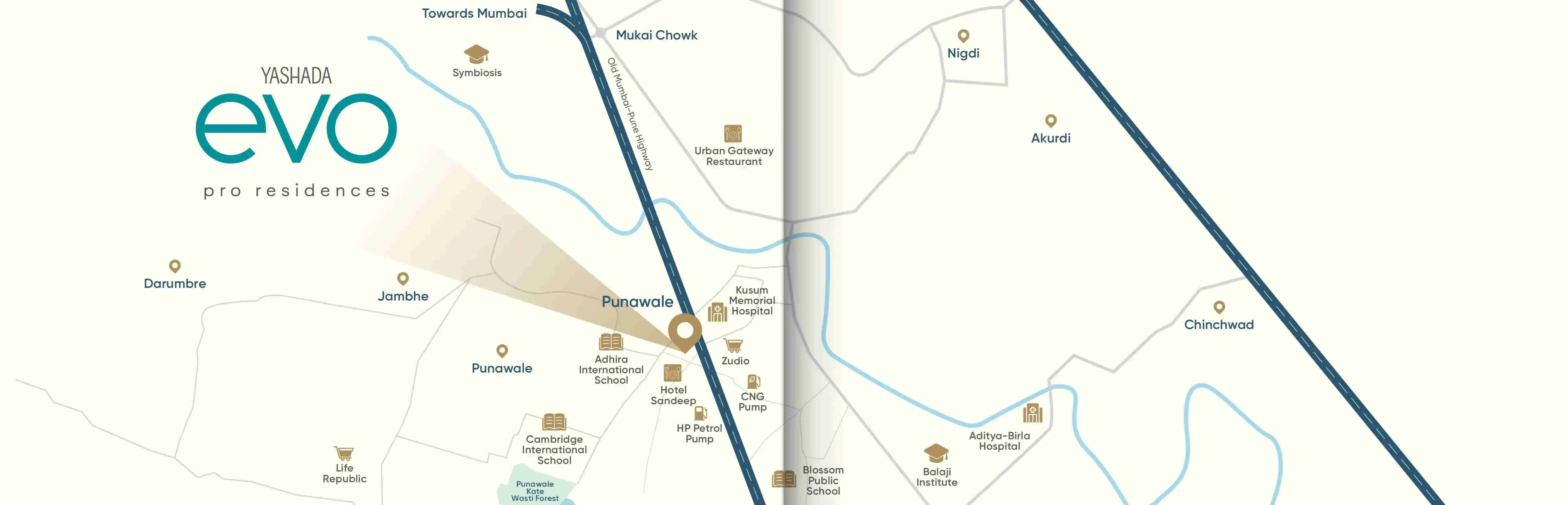 Yashada EVO Location Map